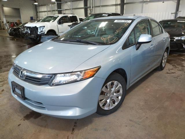 Photo 2 from auction – 2012 HONDA CIVIC LX with VIN 19XFB2F52CE031281