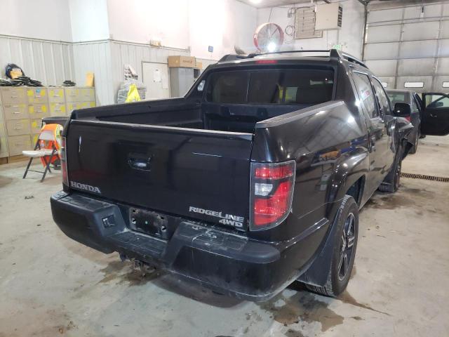 Photo 4 from auction – 2014 HONDA RIDGELINE with VIN 5FPYK1F70EB003035