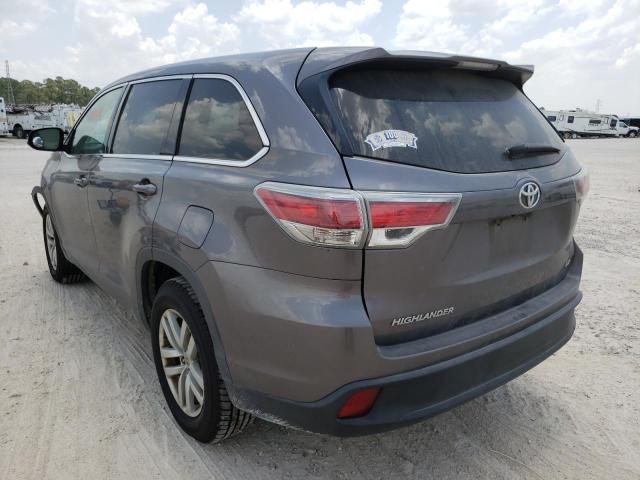 Photo 3 from auction – 2015 TOYOTA HIGHLANDER with VIN 5TDZKRFH0FS105260