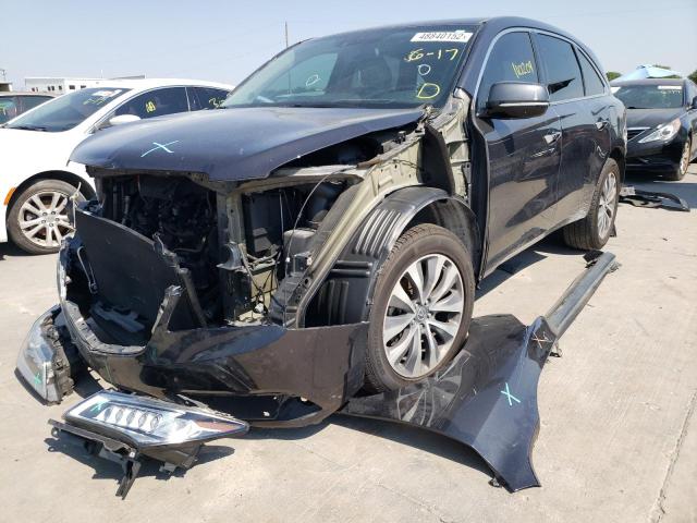 Photo 2 from auction – 2014 ACURA MDX TECHNO with VIN 5FRYD3H41EB015176