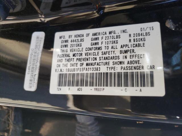 Photo 10 from auction – 2015 ACURA TLX TECH with VIN 19UUB1F55FA013383