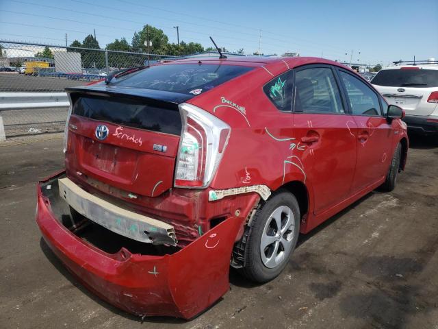 Photo 4 from auction – 2015 TOYOTA PRIUS with VIN JTDKN3DUXF0441054