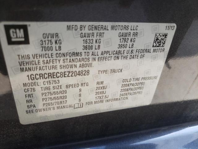 Photo 10 from auction – 2014 CHEVROLET SILVERADO with VIN 1GCRCREC8EZ204828