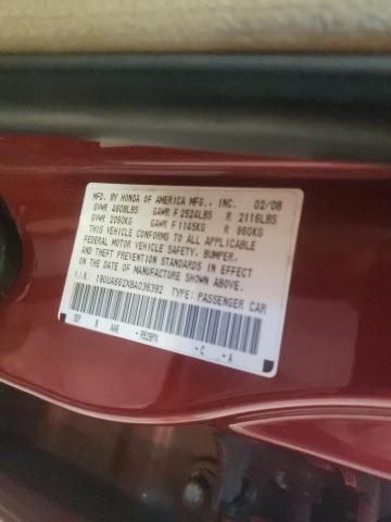 Photo 10 from auction – 2008 ACURA TL with VIN 19UUA662X8A036392