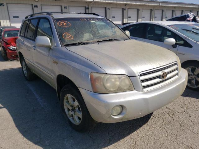 TOYOTA HIGHLANDER 2002 with VIN JTEHF21A320043735 - Photo from auction