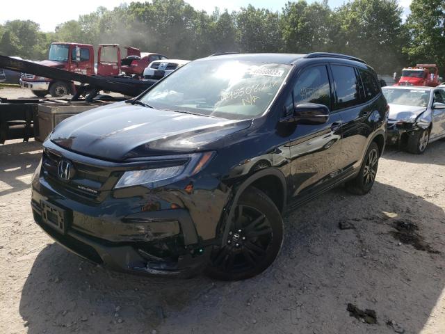 Photo 2 from auction – 2020 HONDA PILOT BLAC with VIN 5FNYF6H76LB054320