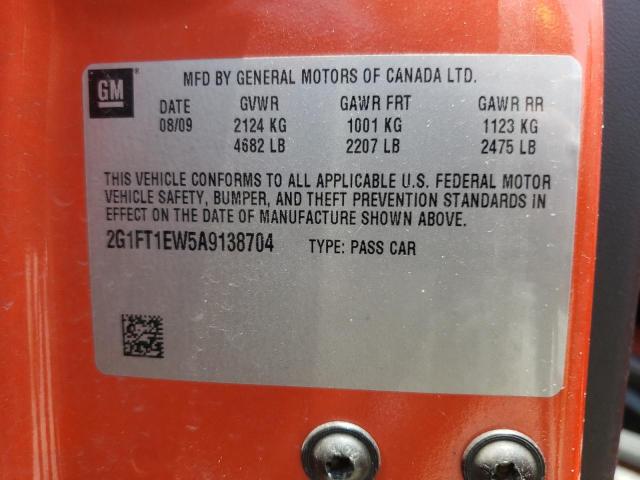 Photo 10 from auction – 2010 CHEVROLET CAMARO SS with VIN 2G1FT1EW5A9138704