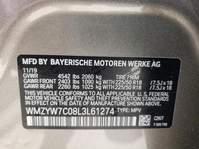 Photo 10 from auction – 2020 MINI COOPER S C with VIN WMZYW7C08L3L61274