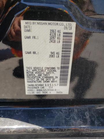 Photo 10 from auction – 2019 NISSAN ALTIMA SR with VIN 1N4BL4CV6KC115157