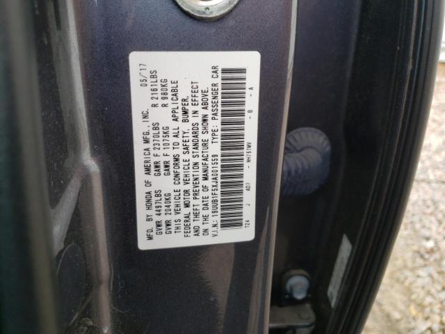Photo 10 from auction – 2018 ACURA TLX TECH with VIN 19UUB1F5XJA001559