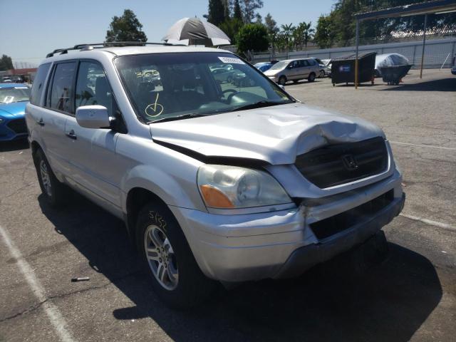 HONDA PILOT EXL 2004 with VIN 2HKYF18504H581676 - Photo from auction