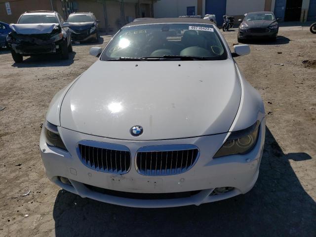 Photo 9 from auction – 2006 BMW 650 I with VIN WBAEK134X6CN79474