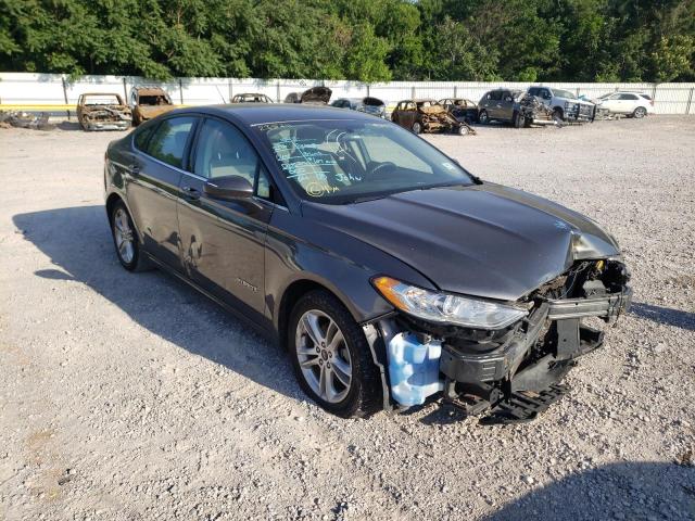 FORD FUSION SE 2018 with VIN 3FA6P0LU8JR235211 - Photo from auction