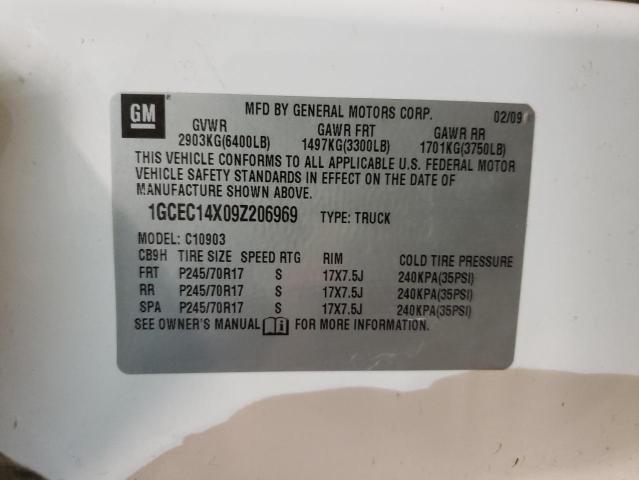 Photo 10 from auction – 2009 CHEVROLET SILVERADO with VIN 1GCEC14X09Z206969