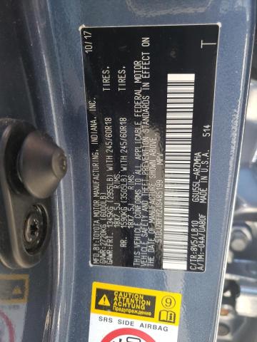 Photo 10 from auction – 2018 TOYOTA HIGHLANDER with VIN 5TDJZRFH2JS485199