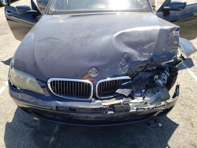 Photo 7 from auction – 2007 BMW 750 with VIN WBAHN83567DT75191