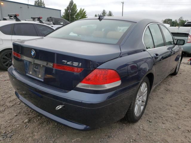 Photo 4 from auction – 2002 BMW 745 I with VIN WBAGL634X2DP52756