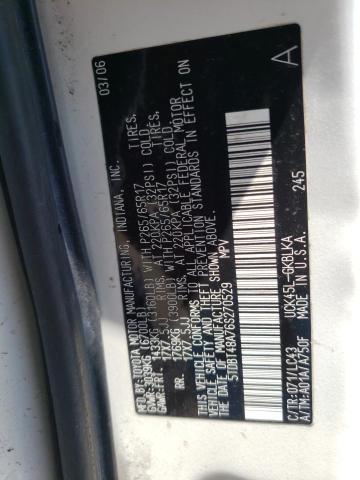 Photo 10 from auction – 2006 TOYOTA SEQUOIA with VIN 5TDBT48A76S270529