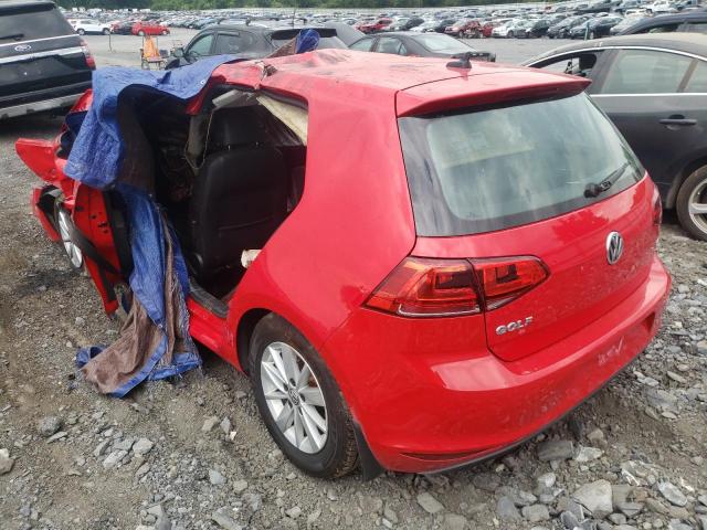 Photo 3 from auction – 2015 VOLKSWAGEN GOLF with VIN 3VW217AUXFM018962