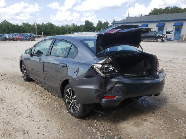 Photo 3 from auction – 2013 HONDA CIVIC EXL with VIN 19XFB2F96DE072601