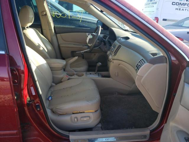 Photo 5 from auction – 2006 KIA OPTIMA LX with VIN KNAGE124865046139
