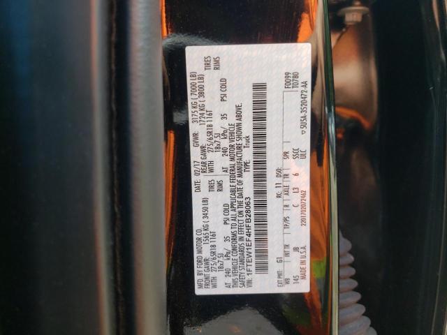 Photo 10 from auction – 2017 FORD F150 SUPER with VIN 1FTEW1EF4HFB28063