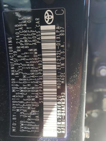 Photo 10 from auction – 2020 TOYOTA COROLLA LE with VIN 5YFEPRAEXLP018371