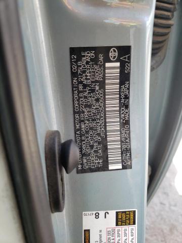 Photo 10 from auction – 2012 TOYOTA PRIUS with VIN JTDKN3DU6C5405005