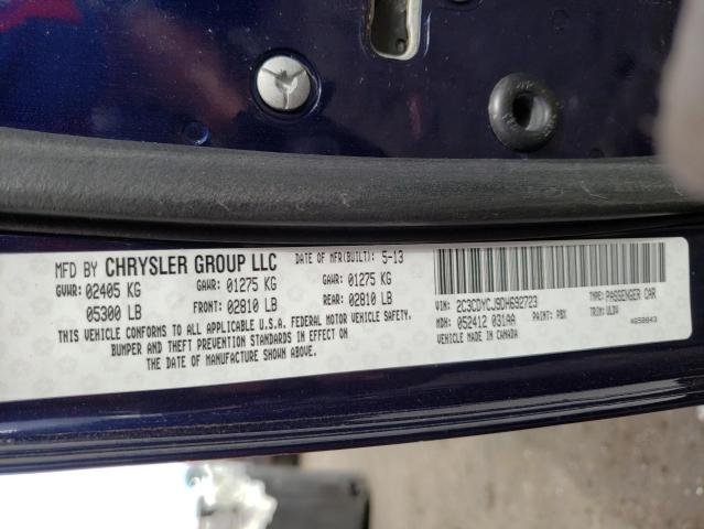 Photo 10 from auction – 2013 DODGE CHALLENGER with VIN 2C3CDYCJ9DH692723
