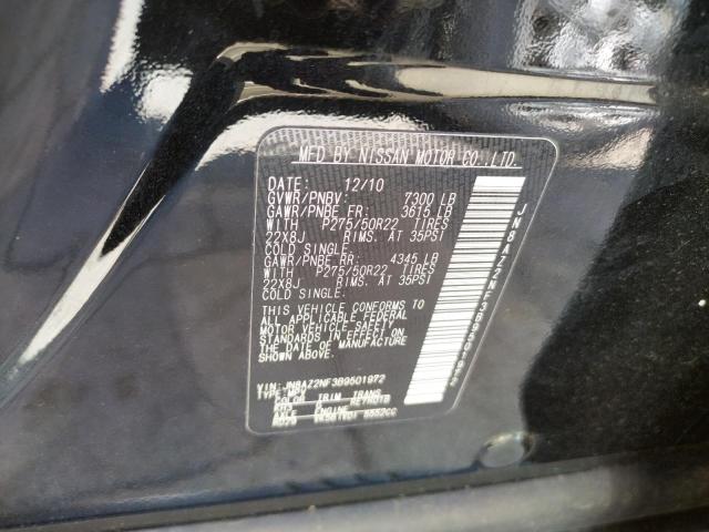 Photo 10 from auction – 2011 INFINITI QX56 with VIN JN8AZ2NF3B9501972