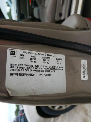 Photo 10 from auction – 1997 BUICK REGAL LS with VIN 2G4WB52K6V1459329