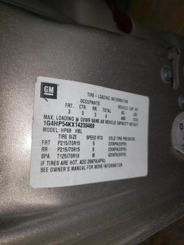 Photo 10 from auction – 2001 BUICK LESABRE CU with VIN 1G4HP54KX14239469