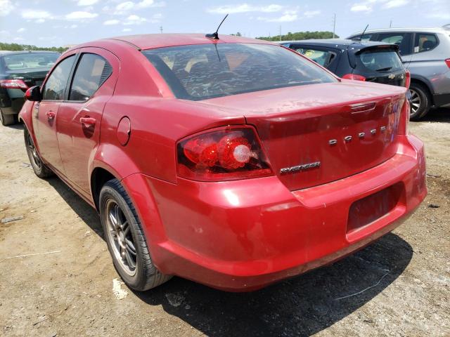 Photo 3 from auction – 2012 DODGE AVENGER SX with VIN 1C3CDZCB0CN166470