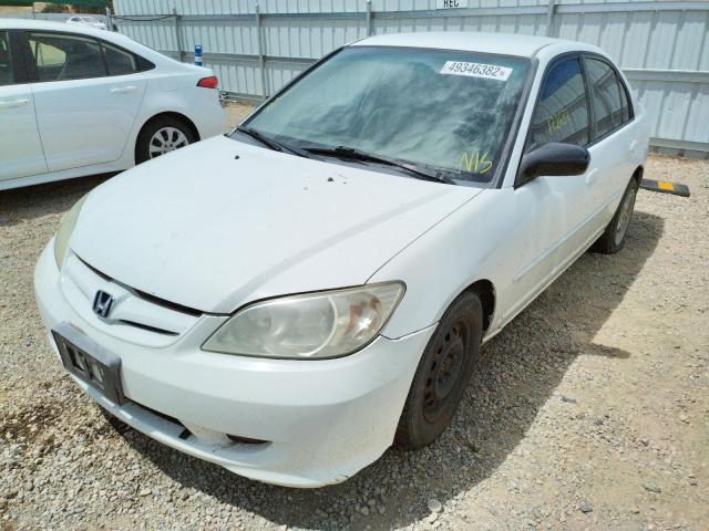 Photo 2 from auction – 2004 HONDA CIVIC LX with VIN 2HGES15584H642978