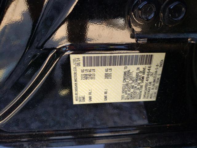 Photo 10 from auction – 2014 NISSAN MAXIMA S with VIN 1N4AA5AP8EC494646