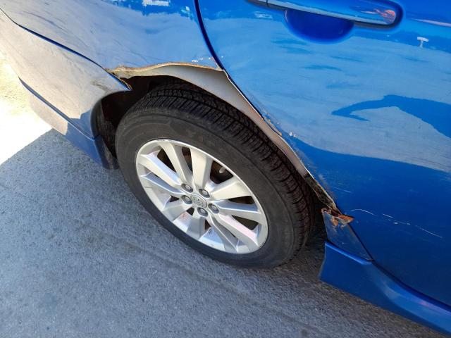 Photo 9 from auction – 2009 TOYOTA COROLLA BA with VIN 2T1BU40E99C057588