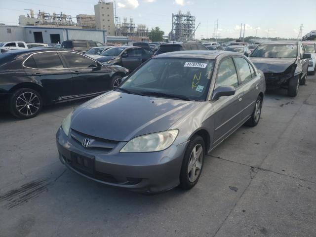 Photo 2 from auction – 2005 HONDA CIVIC EX with VIN 2HGES26805H571789