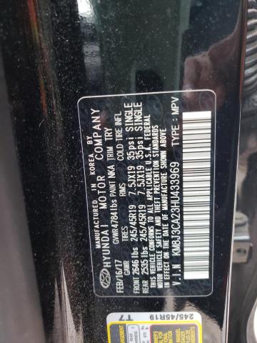 Photo 10 from auction – 2017 HYUNDAI TUCSON LIM with VIN KM8J3CA23HU433969