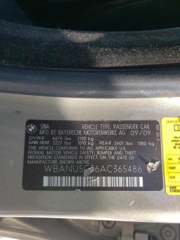 Photo 10 from auction – 2010 BMW 528 I with VIN WBANU5C56AC365486