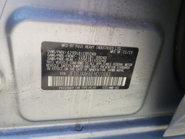 Photo 10 from auction – 2014 SUBARU IMPREZA with VIN JF1GJAA66EH010163