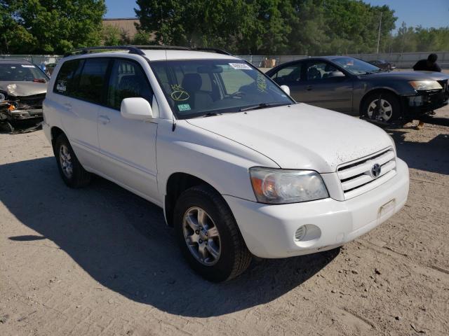 TOYOTA HIGHLANDER 2005 with VIN JTEGP21AX50076504 - Photo from auction