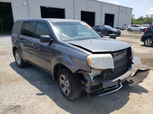 HONDA PILOT LX 2012 with VIN 5FNYF3H27CB014251 - Photo from auction