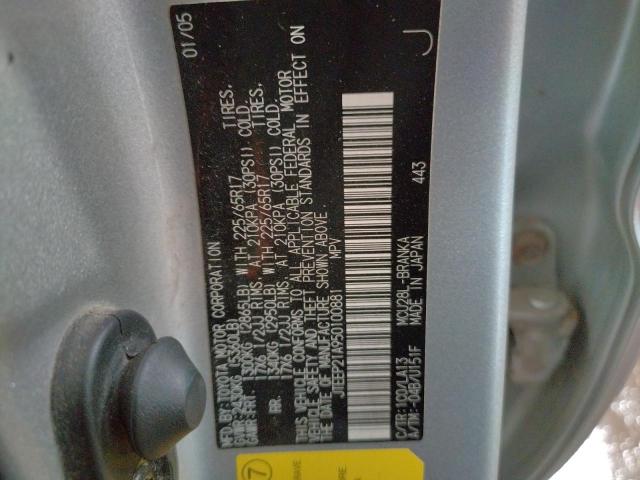 Photo 10 from auction – 2005 TOYOTA HIGHLANDER with VIN JTEEP21A950100881