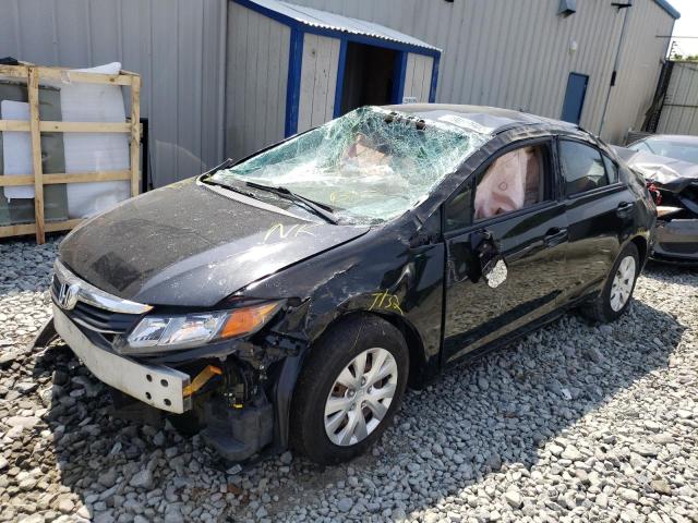 Photo 2 from auction – 2012 HONDA CIVIC LX with VIN 2HGFB2F56CH571660