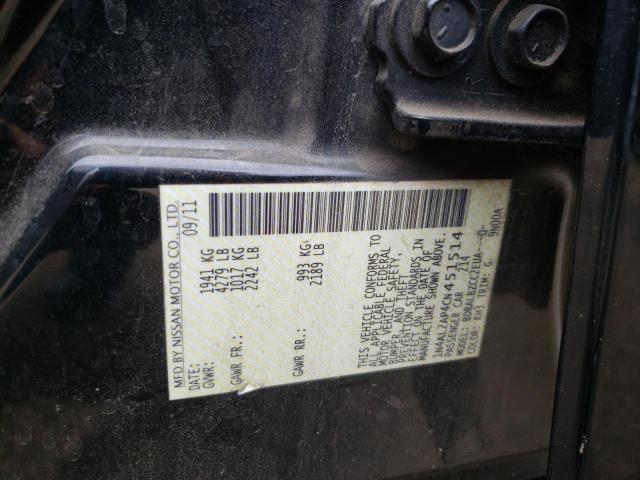 Photo 10 from auction – 2012 NISSAN ALTIMA BAS with VIN 1N4AL2AP4CN451514