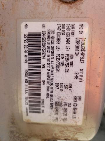 Photo 10 from auction – 1999 DODGE DURANGO with VIN 1B4HS28Z9XF578744