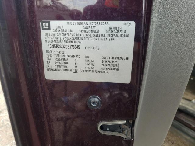 Photo 10 from auction – 2009 CHEVROLET TRAVERSE L with VIN 1GNER23D29S176045