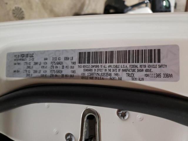 Photo 10 from auction – 2018 RAM 1500 LARAM with VIN 1C6RR7VM4JS353548