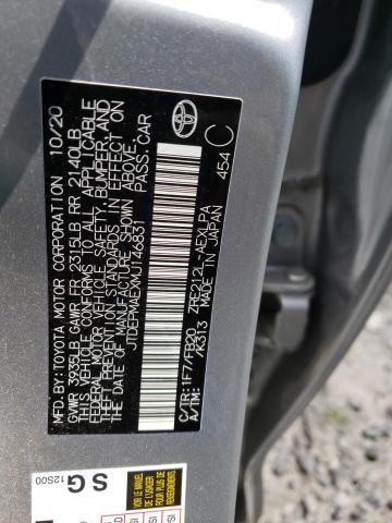 Photo 10 from auction – 2021 TOYOTA COROLLA LE with VIN JTDEPMAEXMJ146831