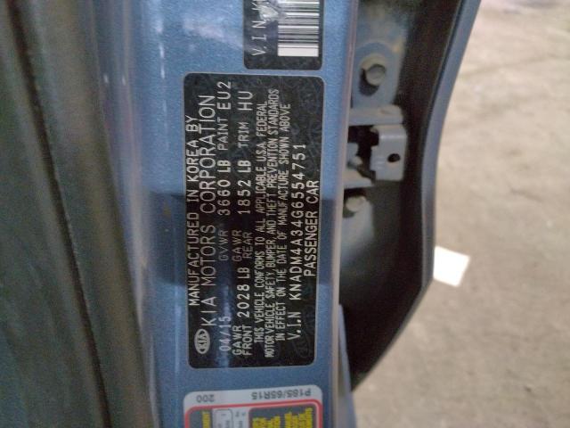 Photo 10 from auction – 2016 KIA RIO LX with VIN KNADM4A34G6554751